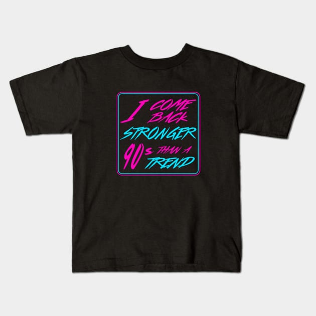 90s trend! Kids T-Shirt by fanartdesigns